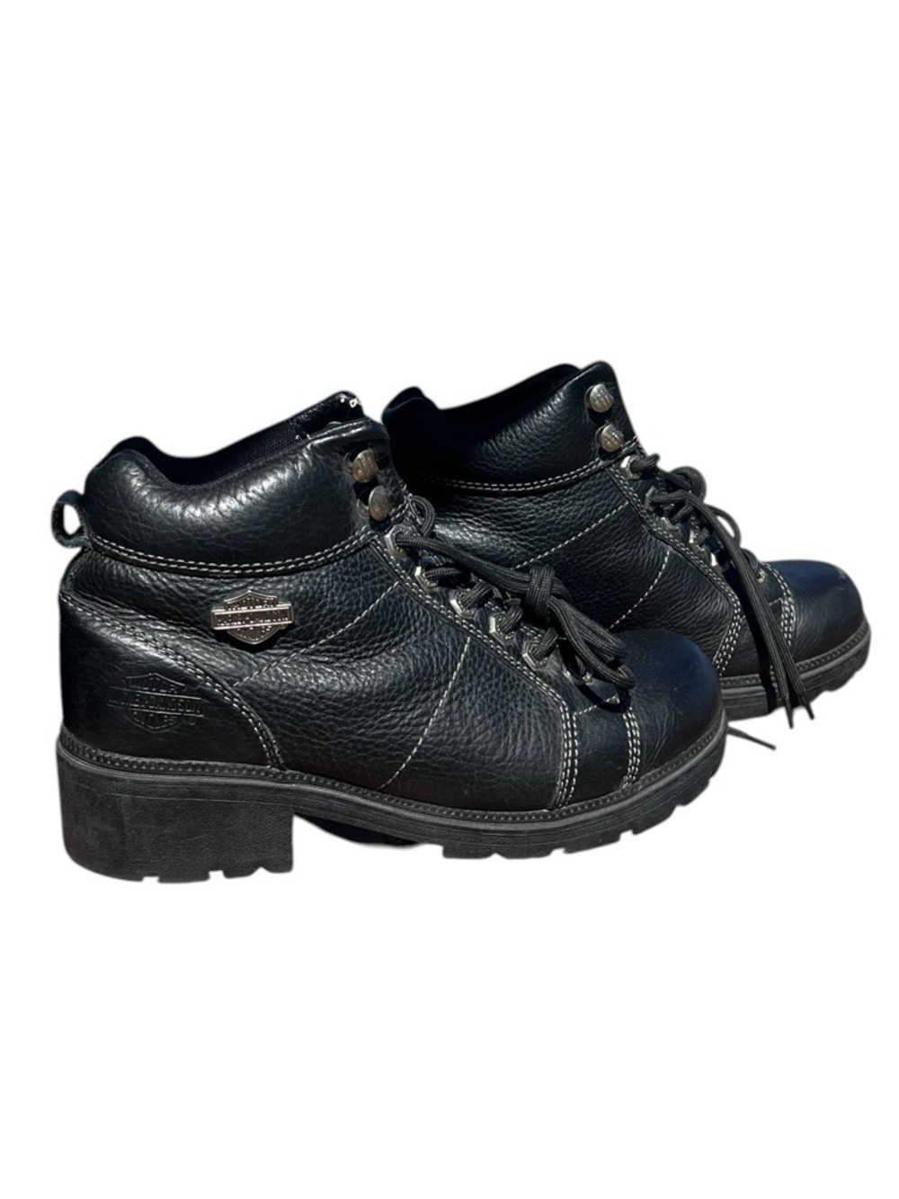 Harley Davidson Boots Women’s Tyler Chukka Black Leather Ankle Boot Size 8